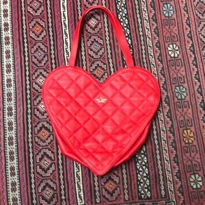 Kate spade heart quilted purse